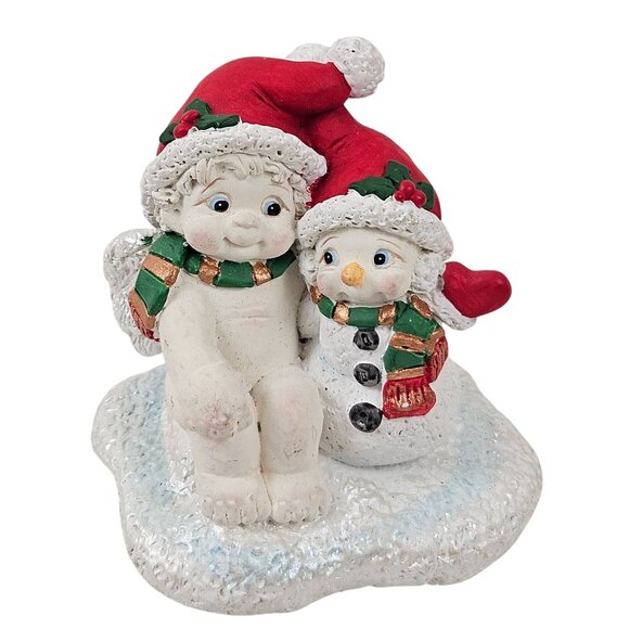 Dreamsicles Christmas Figurines Lot of 2 Snow Glad Friends Rocking Horse 2004 - Picture 2 of 10